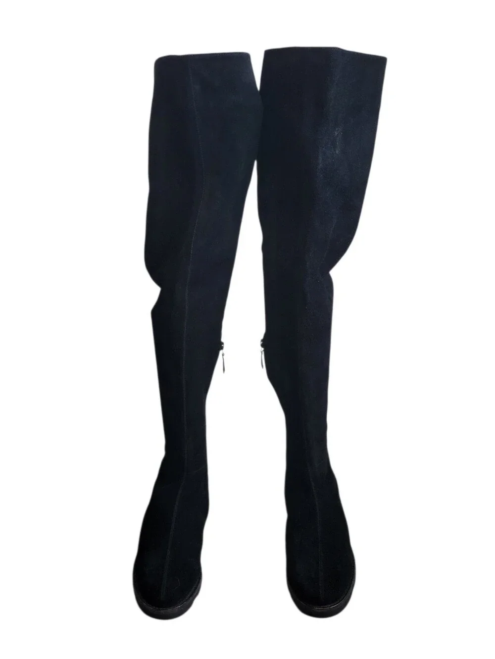 Diane‎ Von Furstenburg DVF Over The Knee Suede Boots Black